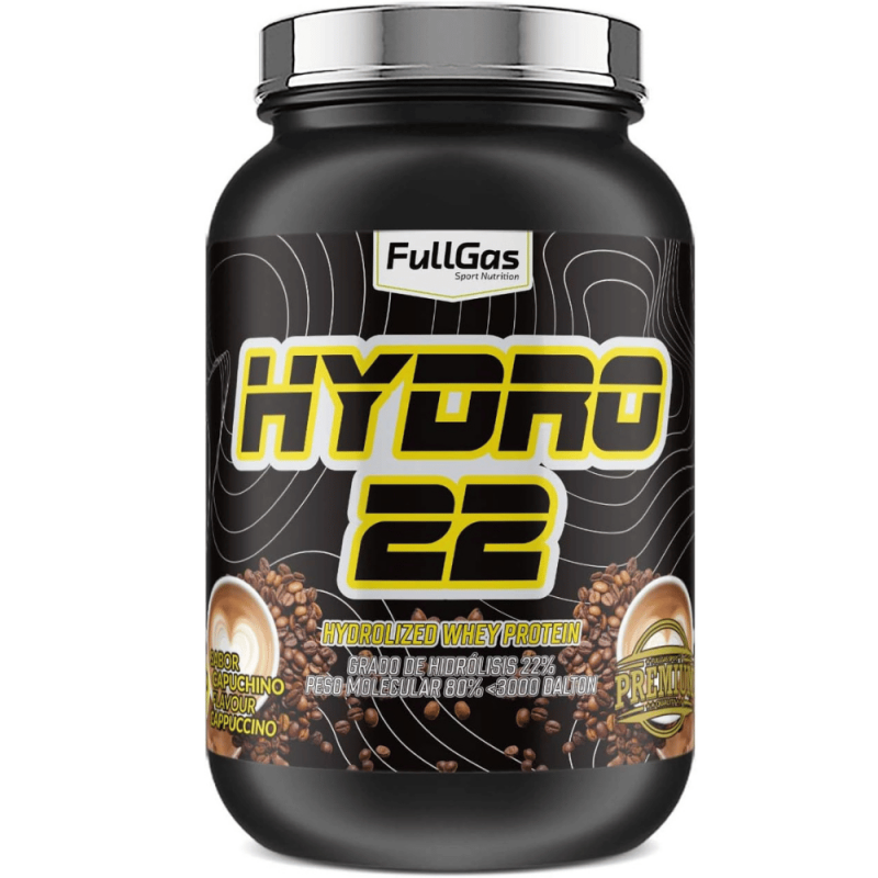 HYDRO 22 Proteína hidrolizada sabor Capuccino 900gr | FULLGAS