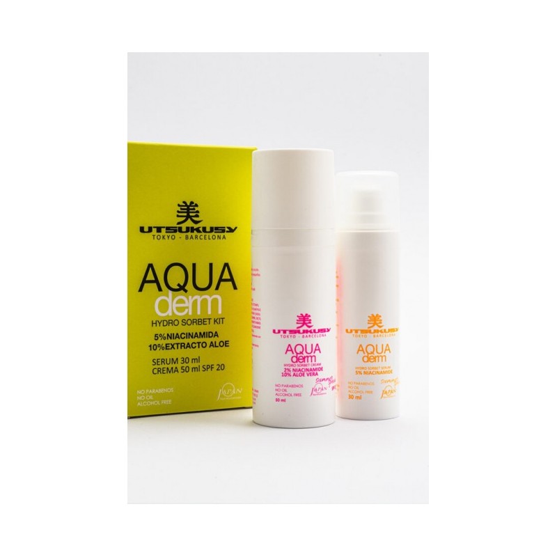 SET AQUA DERM crema50ml+serum30ml | UTSUKUSY