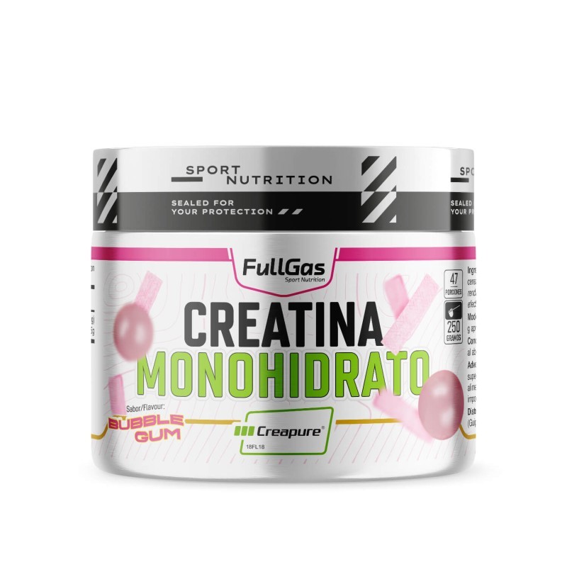 Creapure® sabor Bubblegum (Creatina Monohidrato) 250g | Fullgas