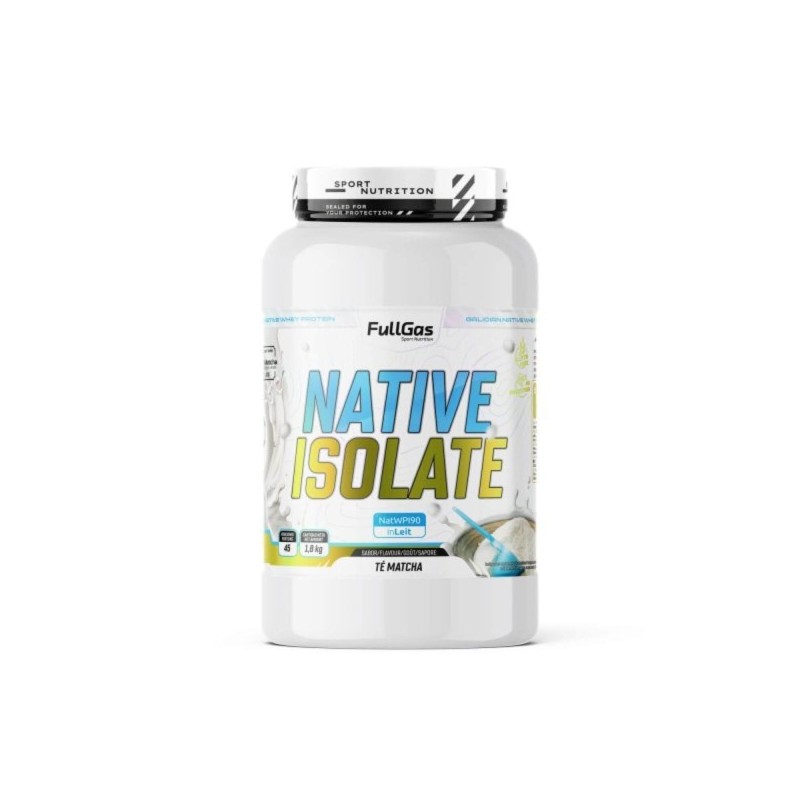 Native Isolate (Whey Nativa) – Té Matcha – 1,8 kg Native Isolate (Whey Nativa) – Té Matcha – 1,8 kg