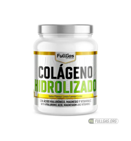 Colágeno Hidrolizado en polvo (con Vit. C + Mg + Ác. Hialurónico) - Limón - 400g