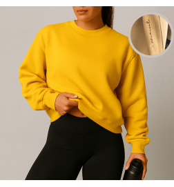 Sudadera Oversize Línea Movimiento — Martins & Co