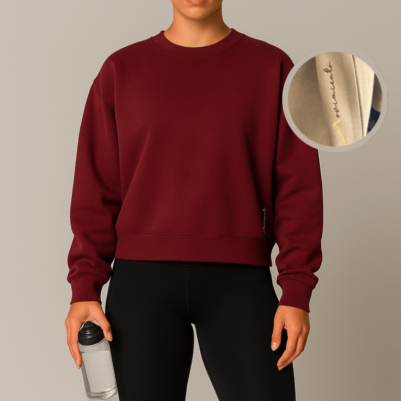 Sudadera Oversize Línea Movimiento — Martins & Co