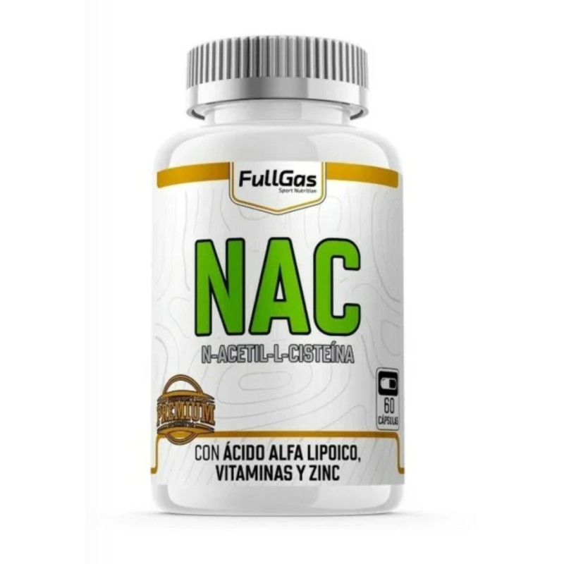 NAC (N-Acetil-L-Cisteína) - 60 cápsulas