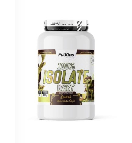100% Isolate Whey - Proteína aislada sabor doble chocolate - 900 g | Fullgas