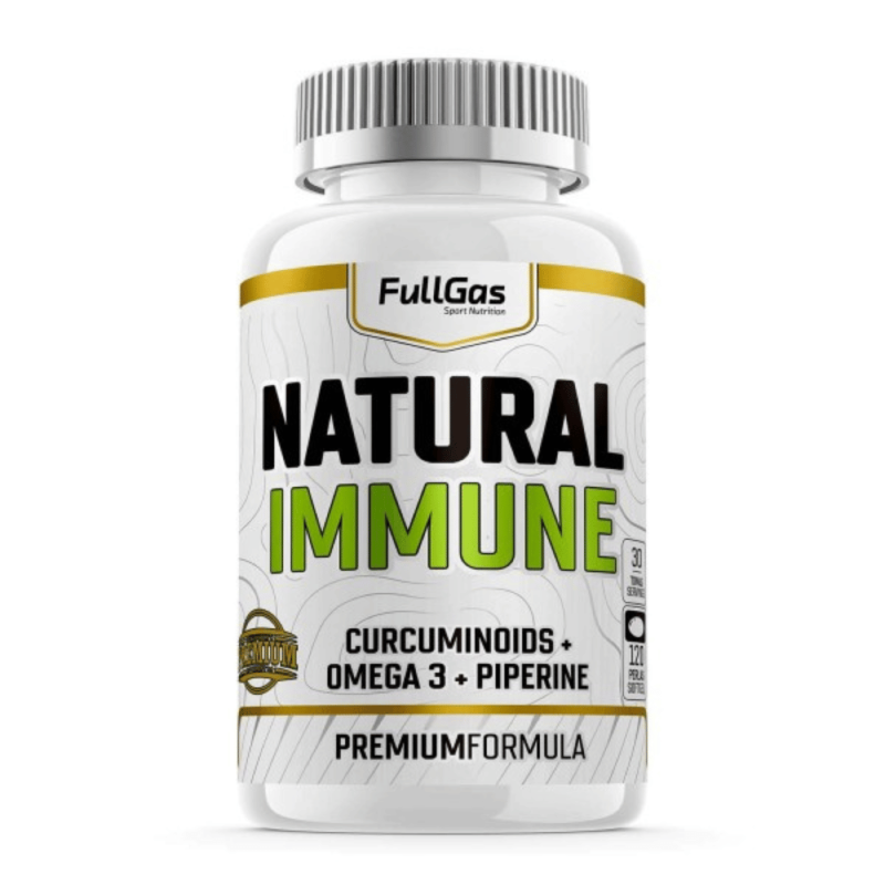 Natural Immune 120 perlas Curcuminouds + Omega 3 + Piperine | Fullgas